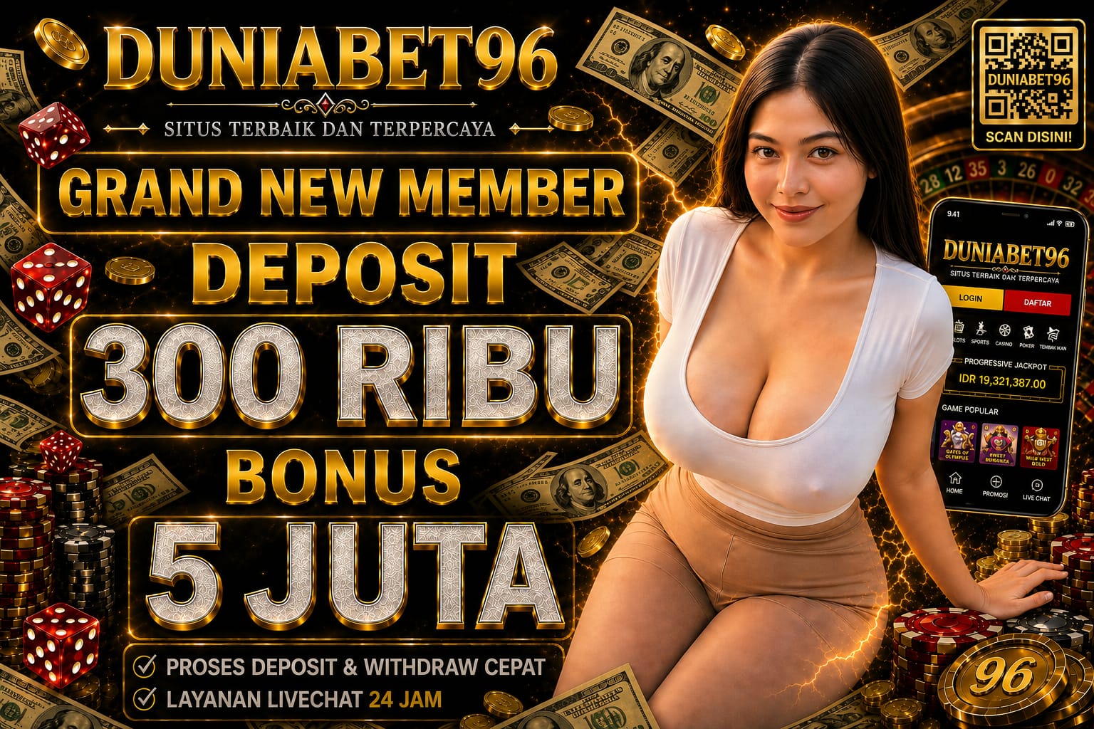 Duniabet1221: Link Agen Slot Gacor Resmi Terbaru Bonus New Member 100% promo